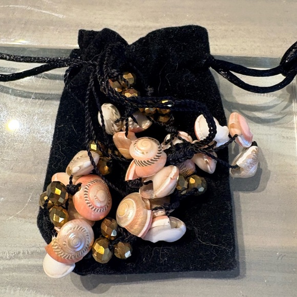 Jewelry - ⭐️ 3/$15 Seashells & beads anklet from Puerto Vallarta Mexico